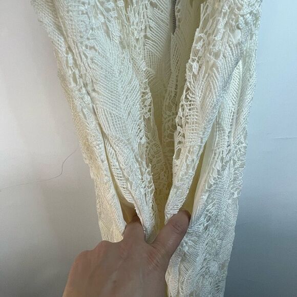 5 for $25🔥Motherhood Maternity Lace Cold Shoulder Maternity Dress Small- New - Picture 7 of 9